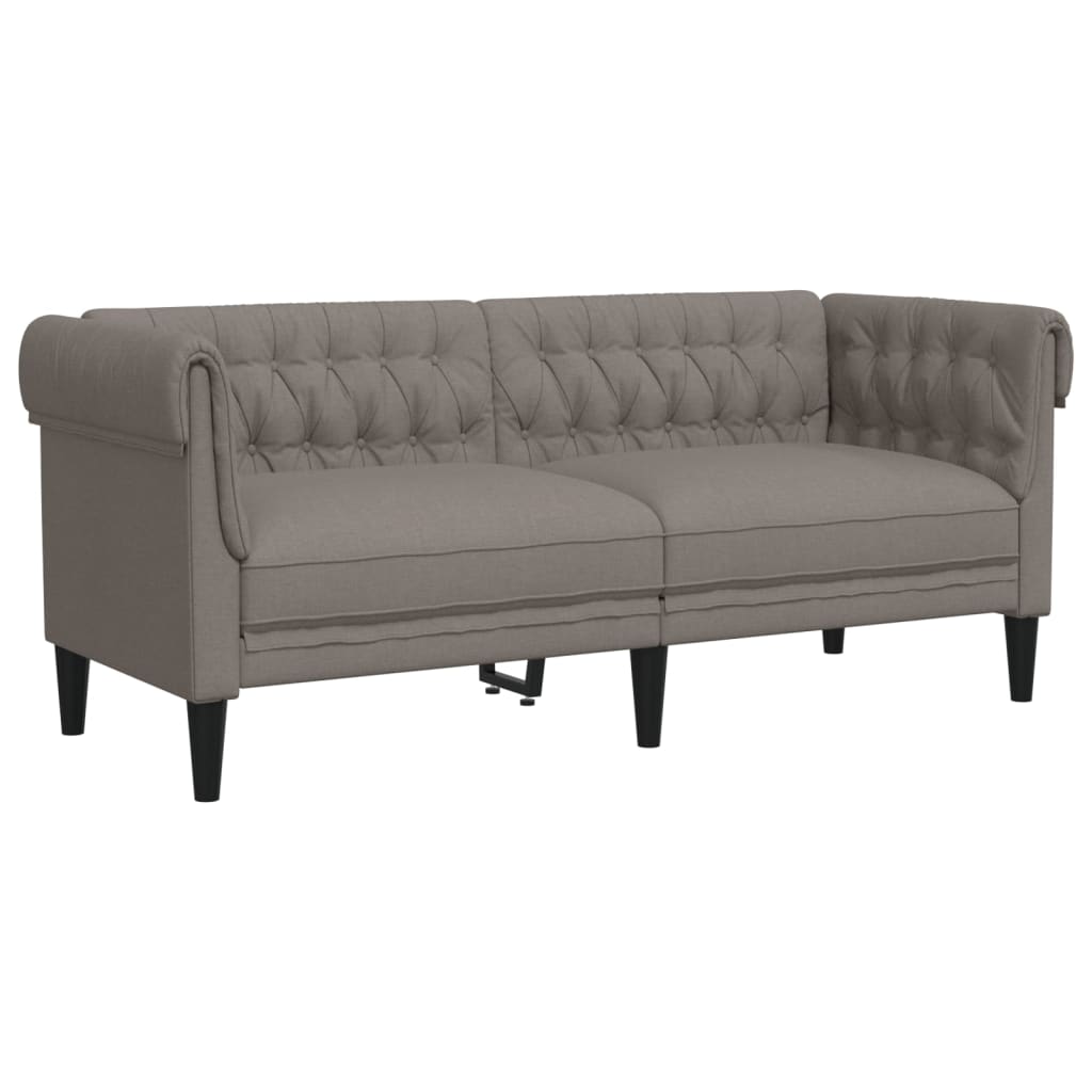 2-delige Loungeset stof taupe