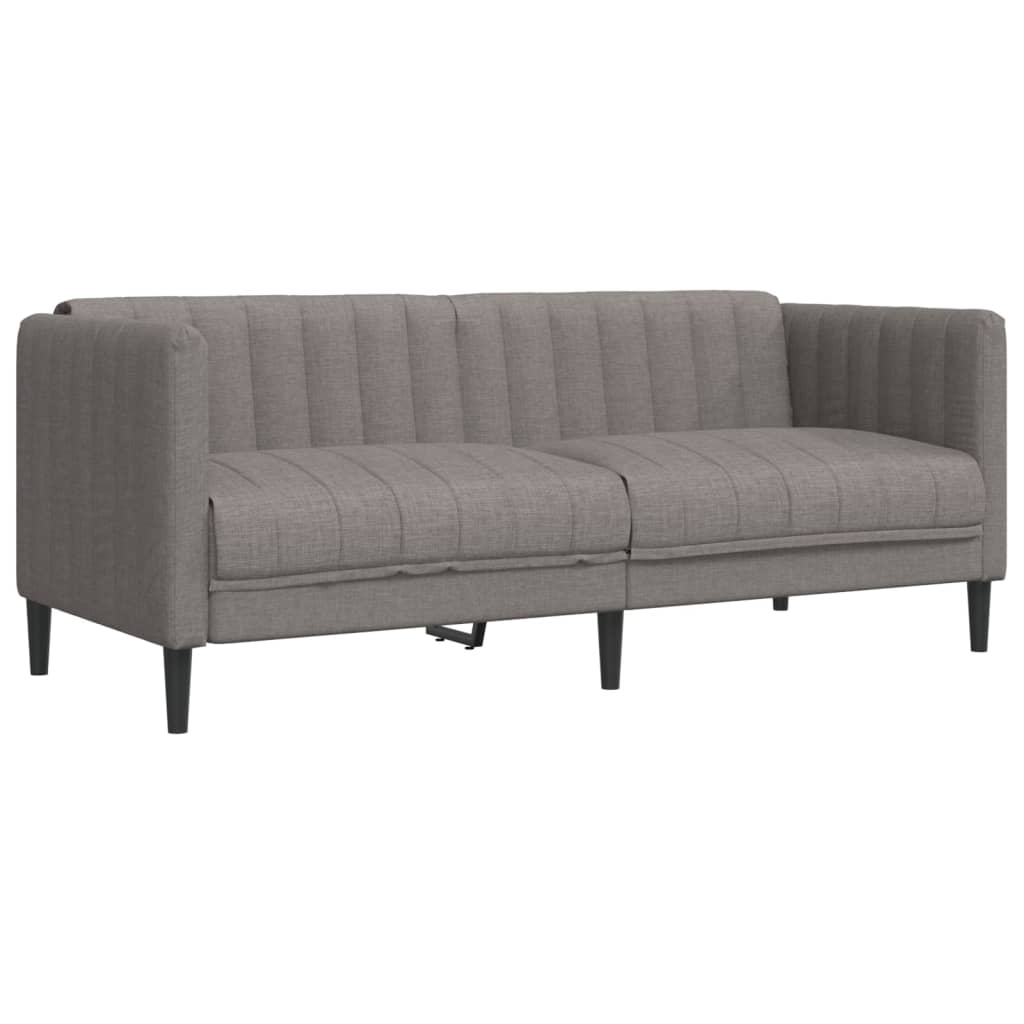 2-delige Loungeset stof taupe