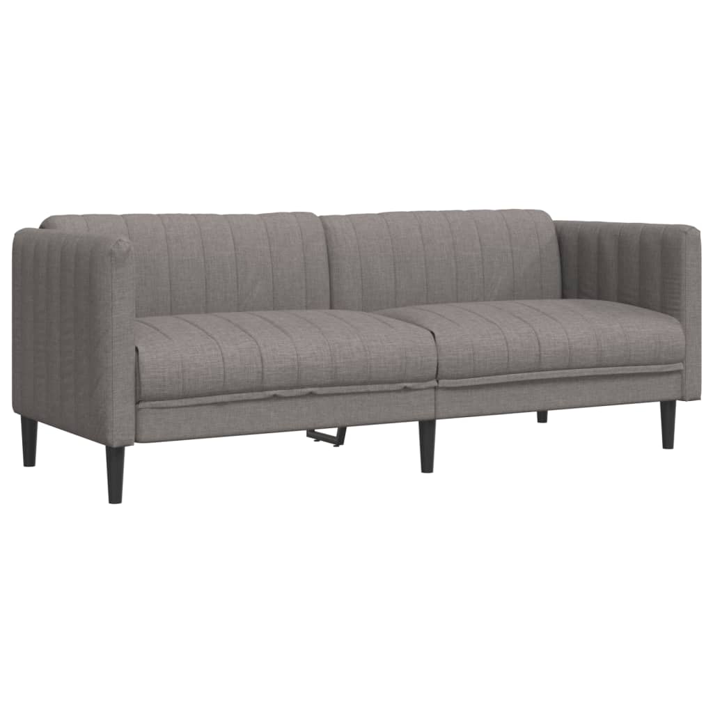 2-delige Loungeset stof taupe