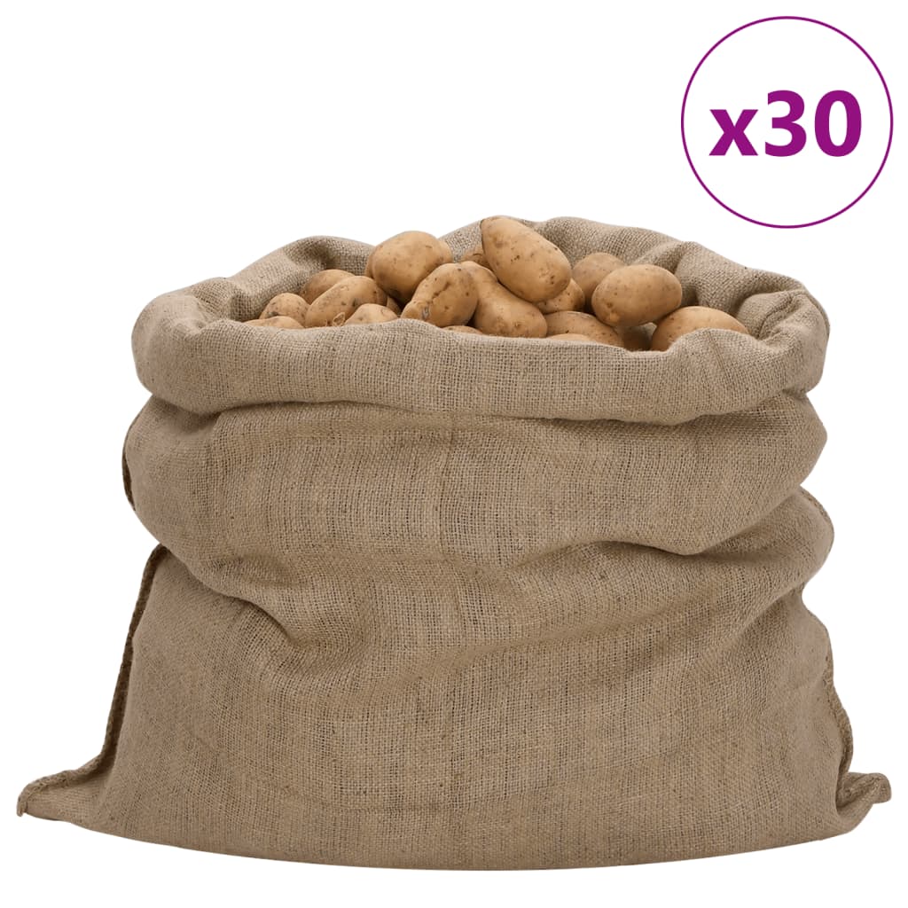 Jutezakken 30 stuks 340 g/m² 100x110 cm 100% jute