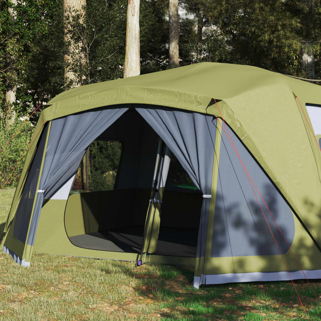 Tent 10-persoons 443x437x229 cm groen