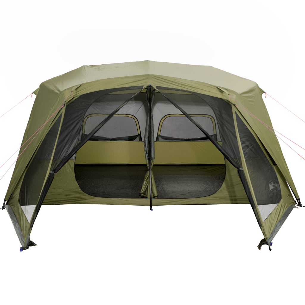 Tent 10-persoons 443x437x229 cm groen