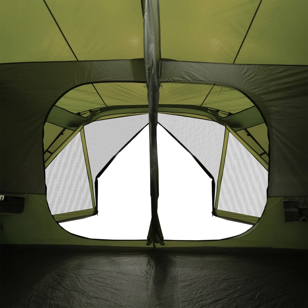 Tent 10-persoons 443x437x229 cm groen