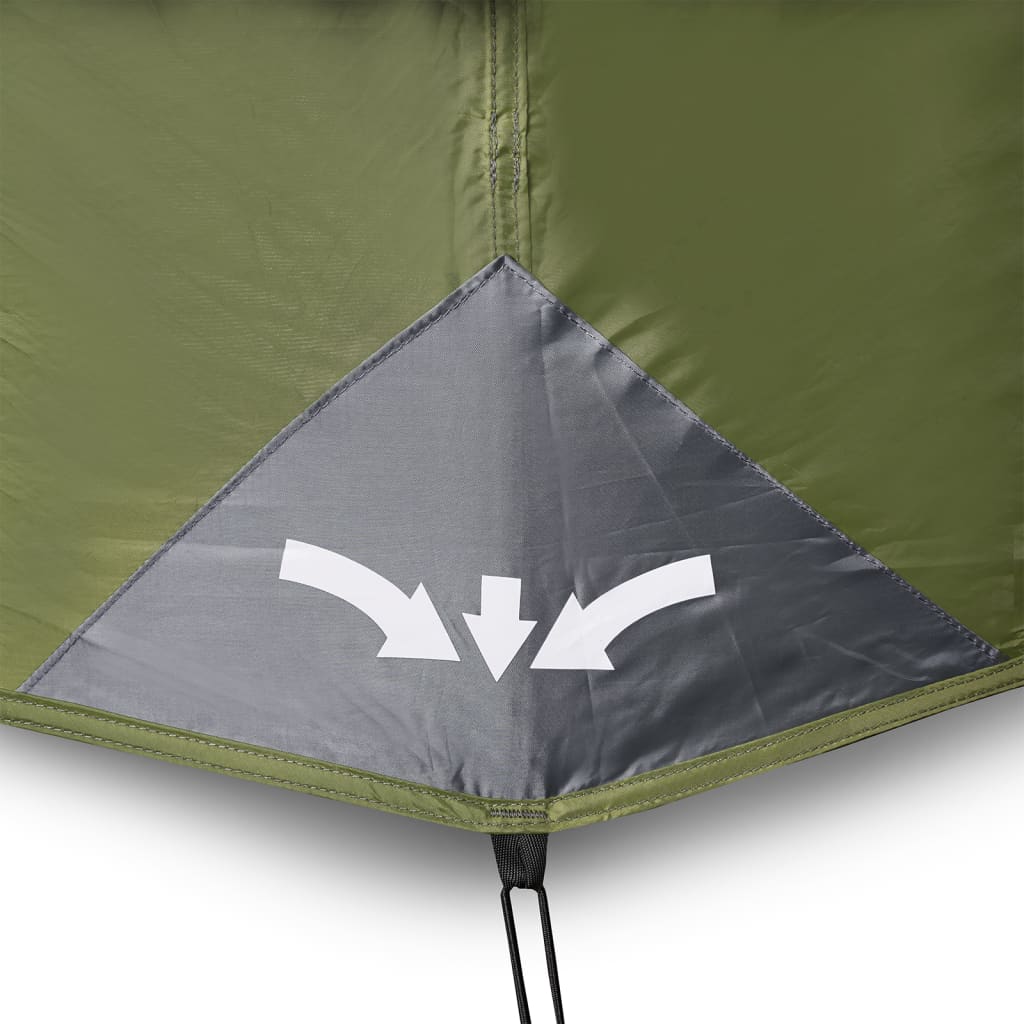 Tent 10-persoons 443x437x229 cm groen