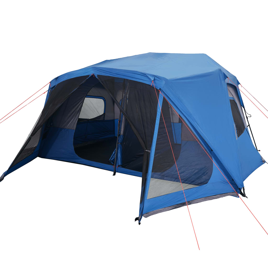 Tent 10-persoons 443x437x229 cm blauw