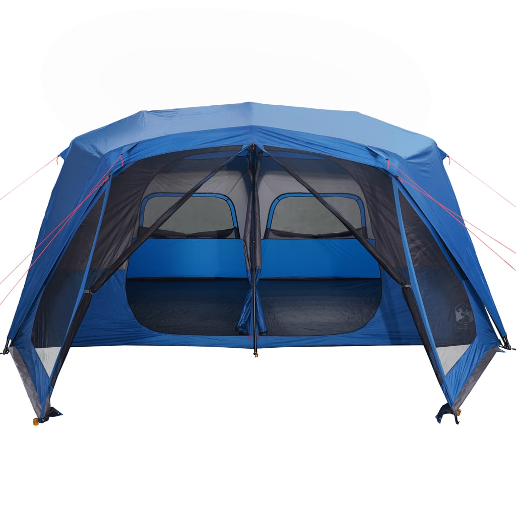 Tent 10-persoons 443x437x229 cm blauw