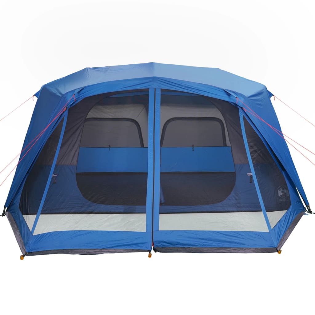 Tent 10-persoons 443x437x229 cm blauw