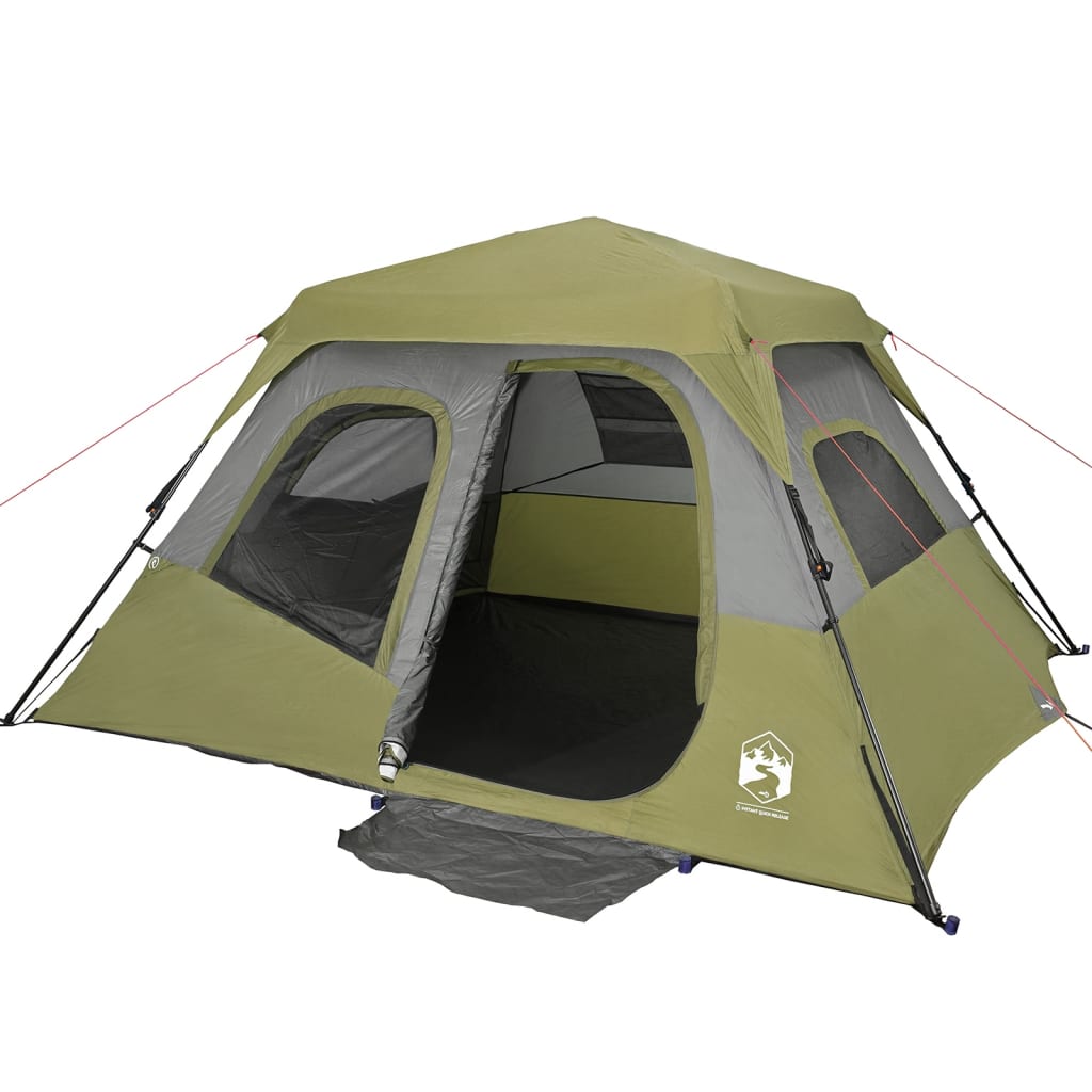 Tent 6-persoons 344x282x192 cm groen