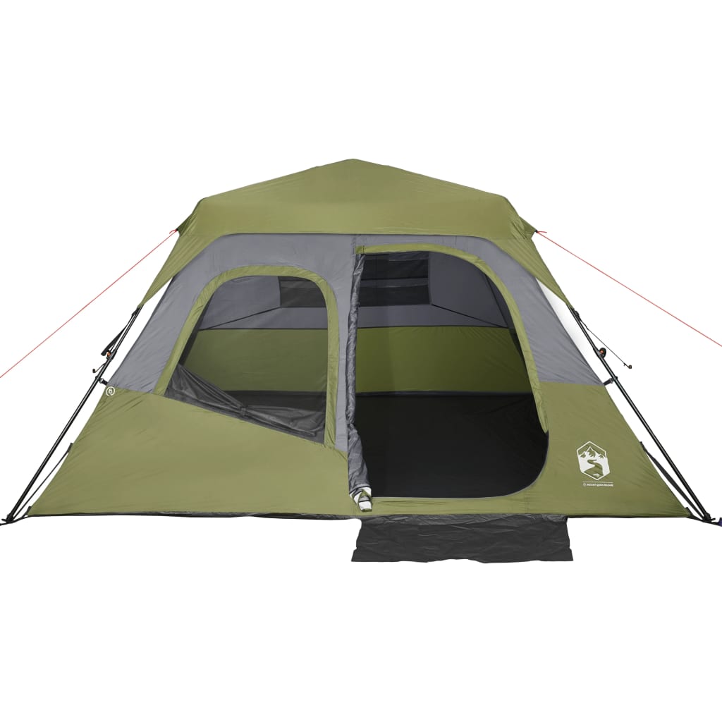 Tent 6-persoons 344x282x192 cm groen