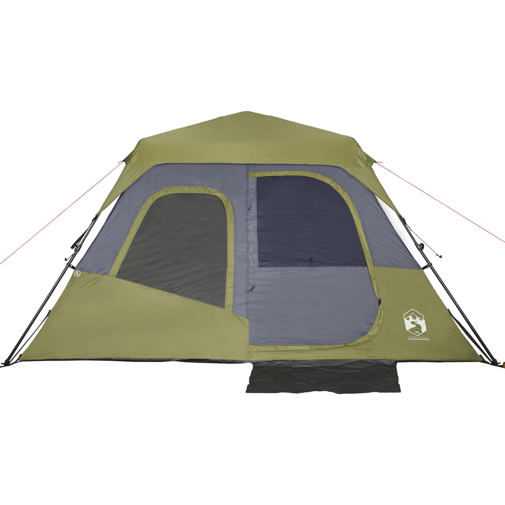 Tent 6-persoons 344x282x192 cm groen