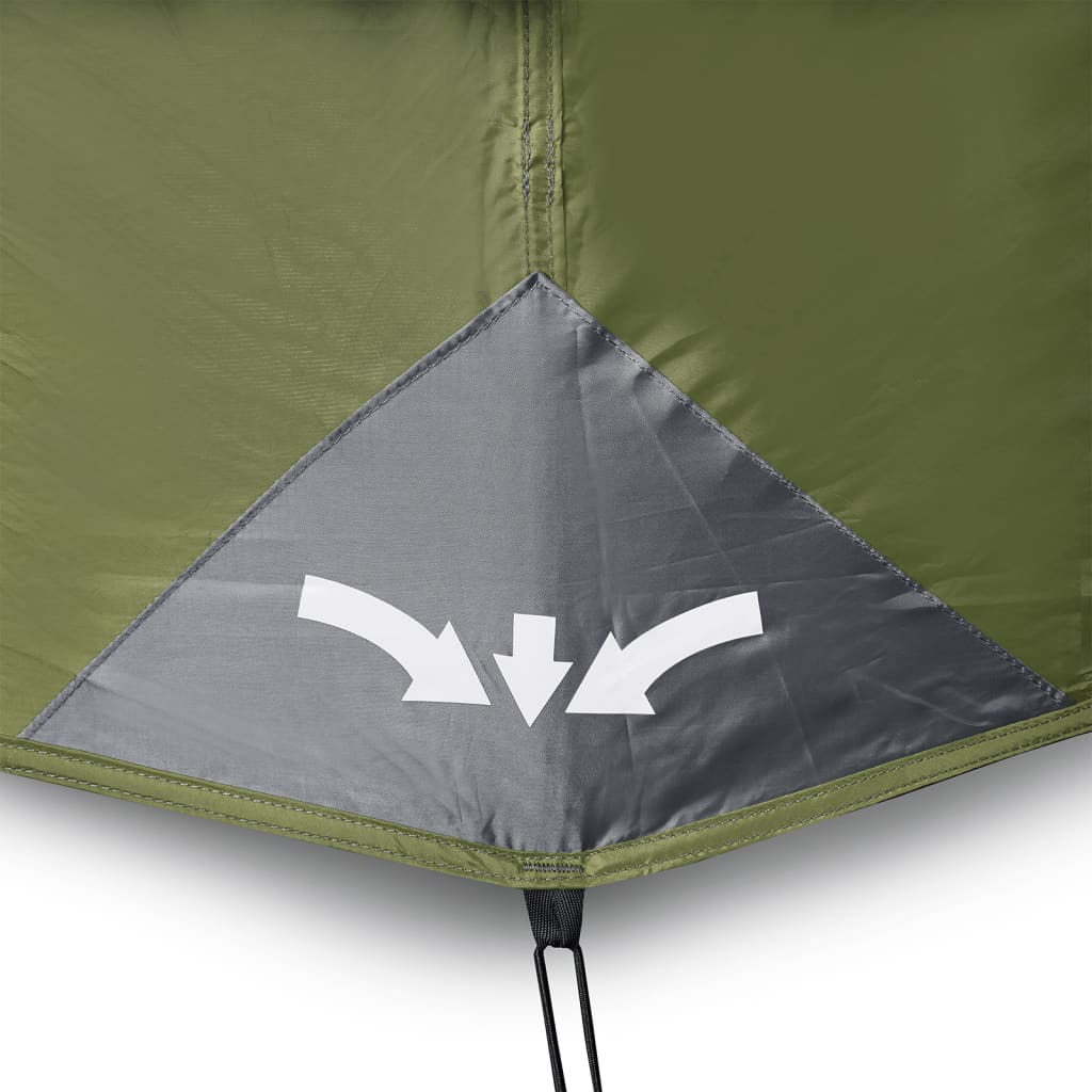 Tent 6-persoons 344x282x192 cm groen