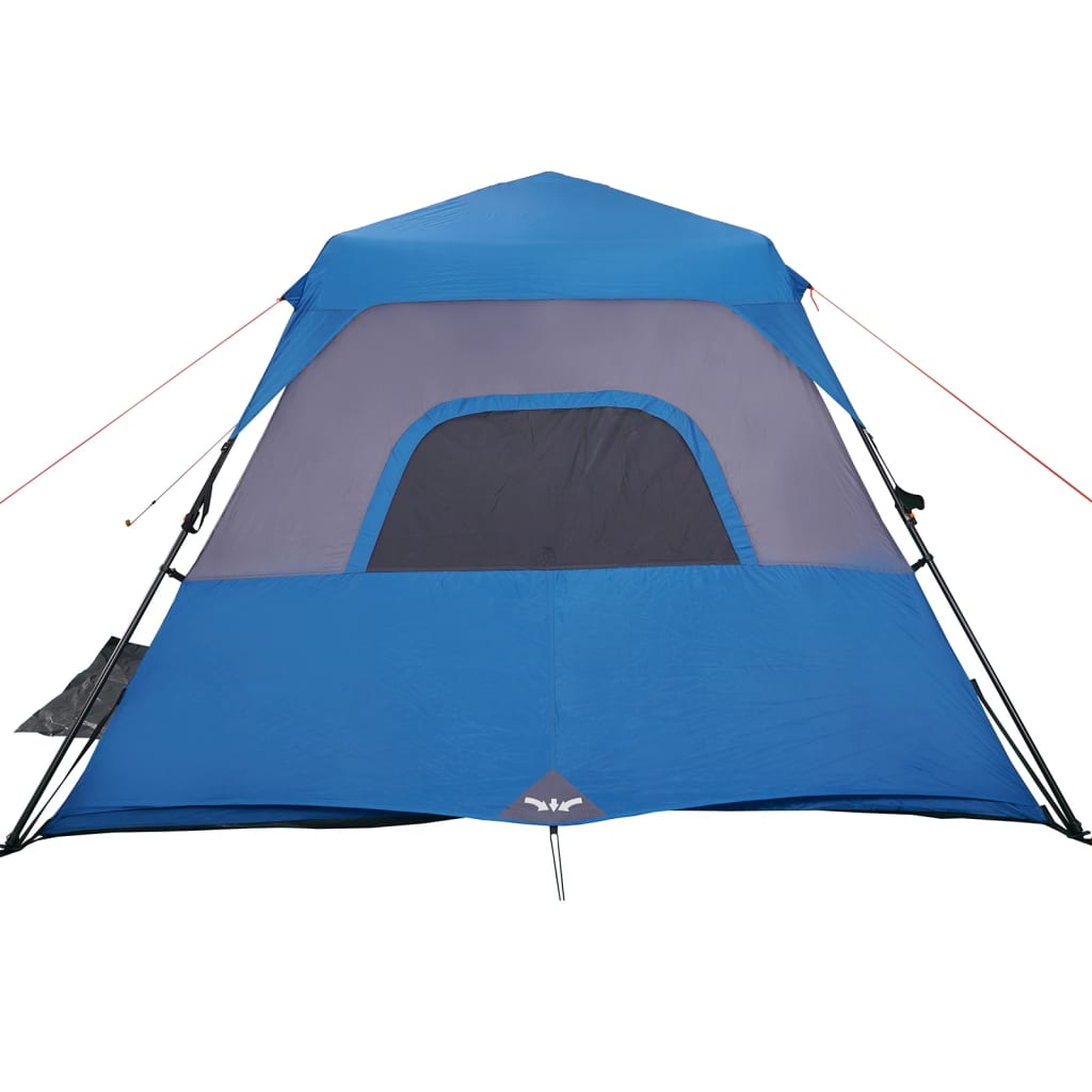 Tent 6-persoons 344x282x192 cm blauw