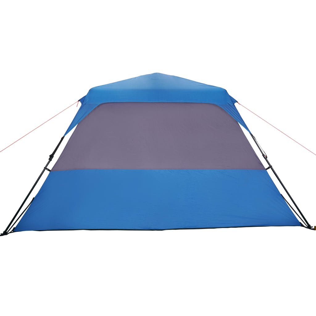 Tent 6-persoons 344x282x192 cm blauw