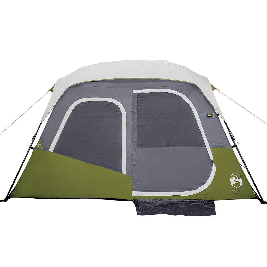 Tent met LED 344x282x212 cm lichtgroen