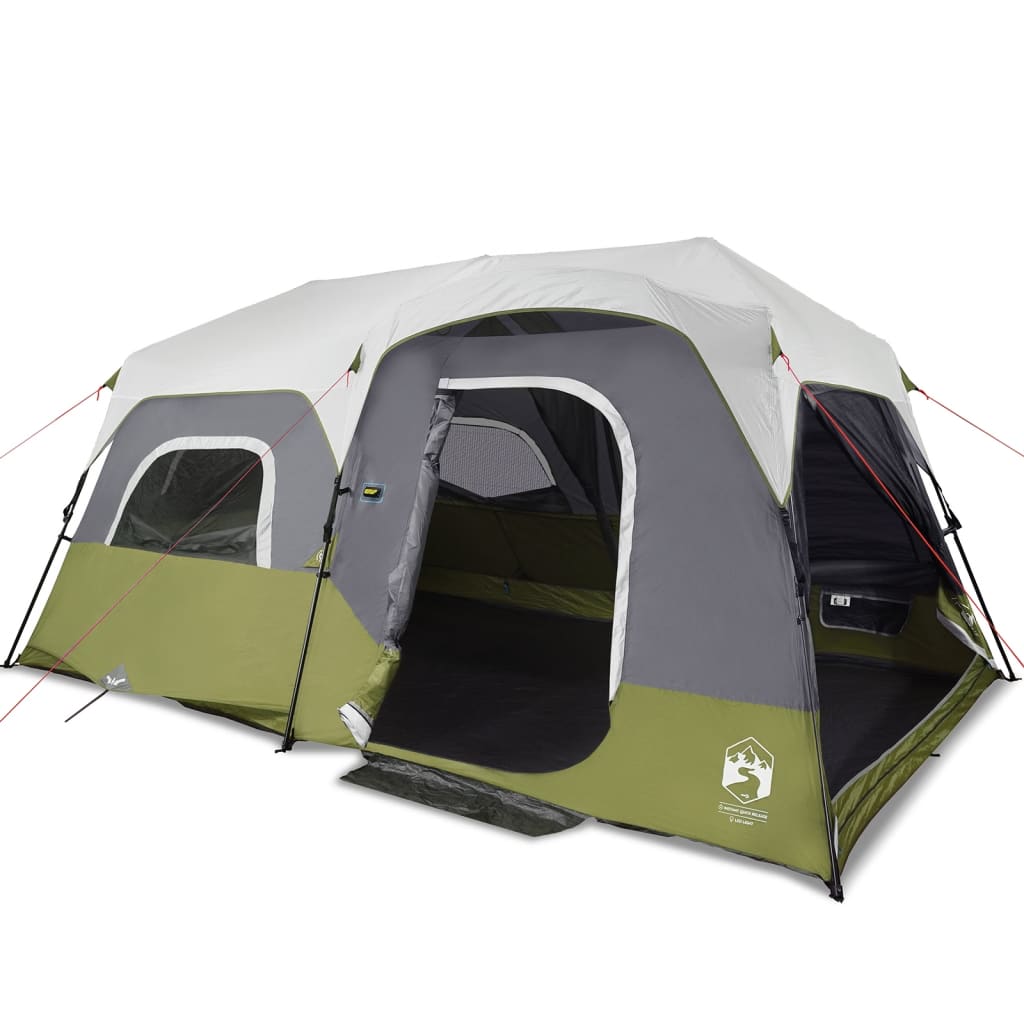 Tent met LED 441x288x217 cm lichtgroen