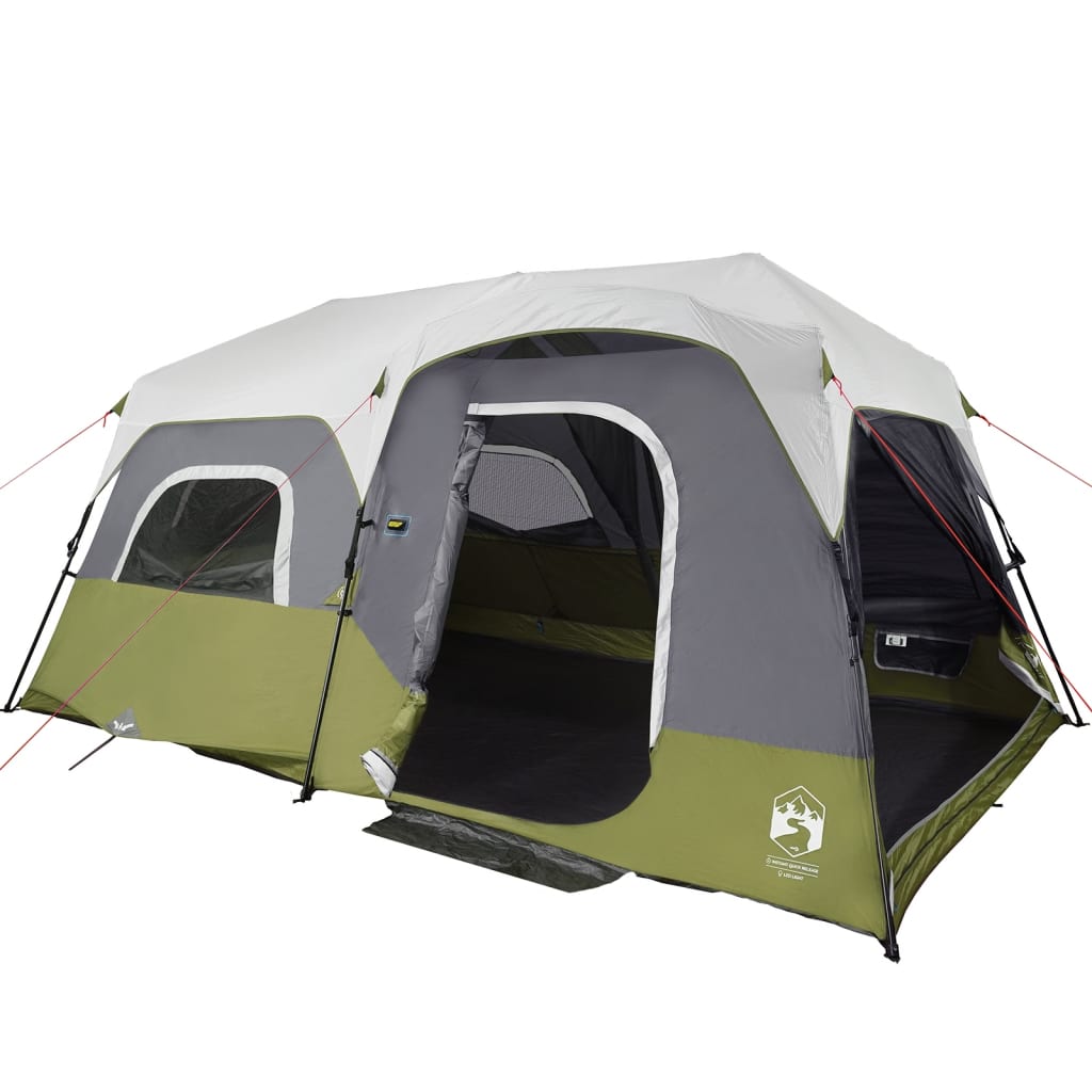 Tent met LED 441x288x217 cm lichtgroen