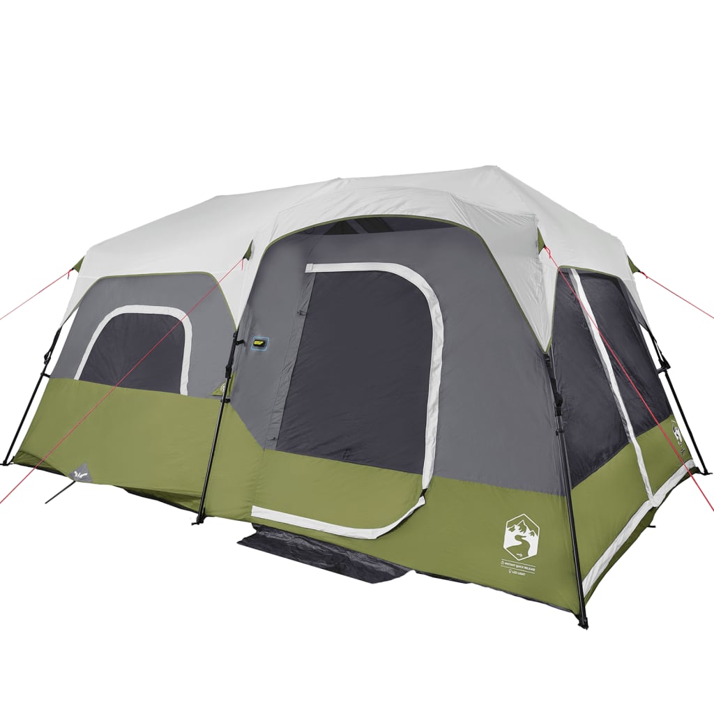 Tent met LED 441x288x217 cm lichtgroen