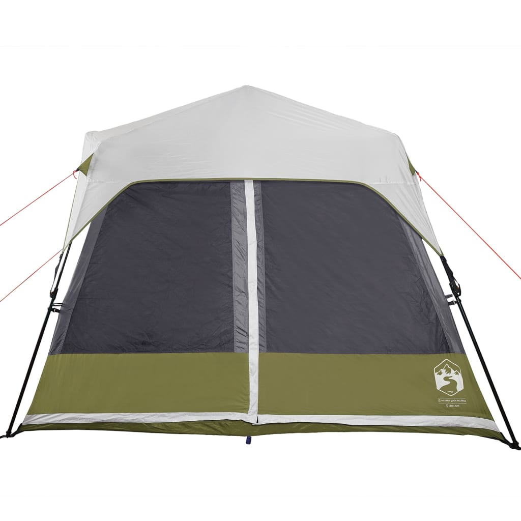 Tent met LED 441x288x217 cm lichtgroen