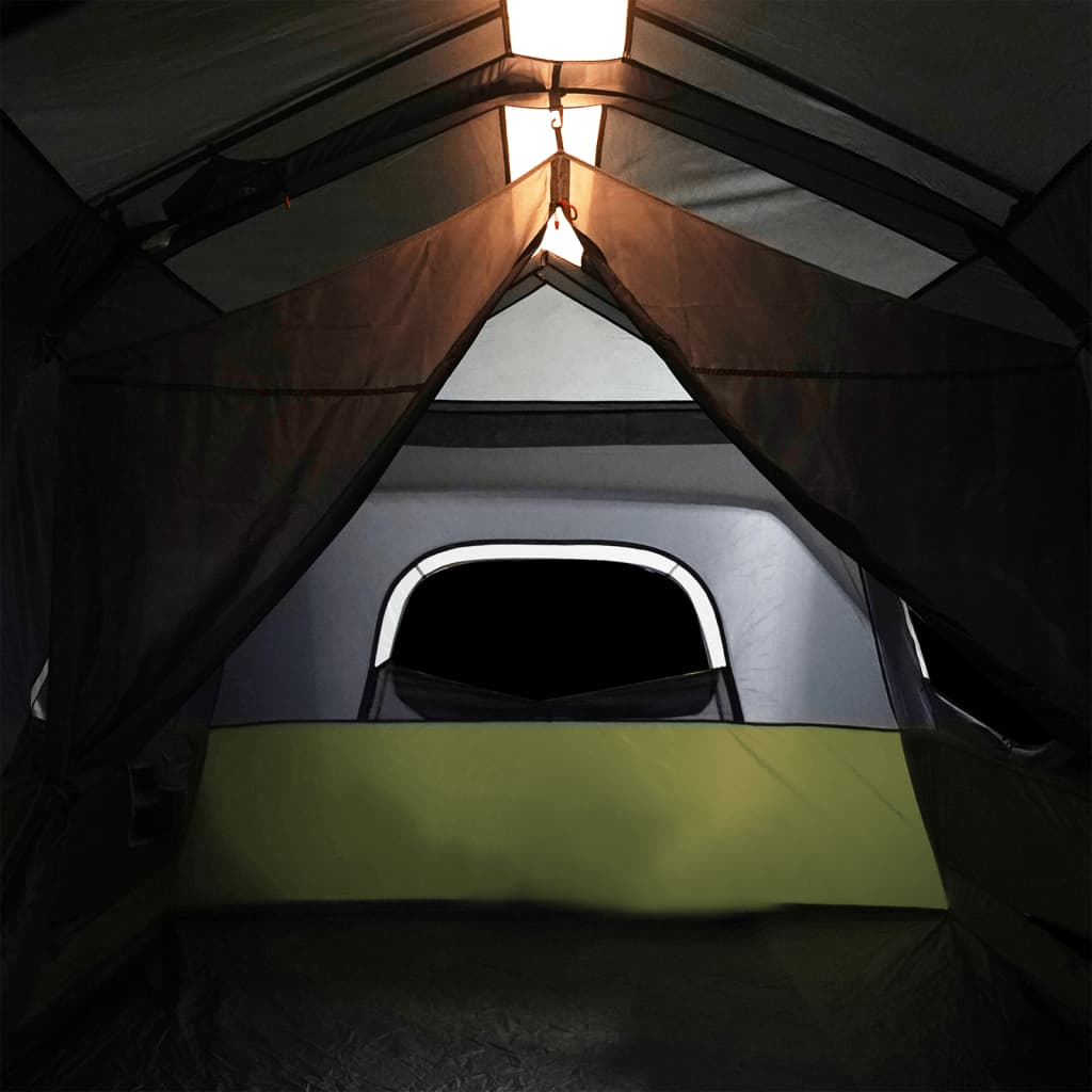 Tent met LED 441x288x217 cm lichtgroen