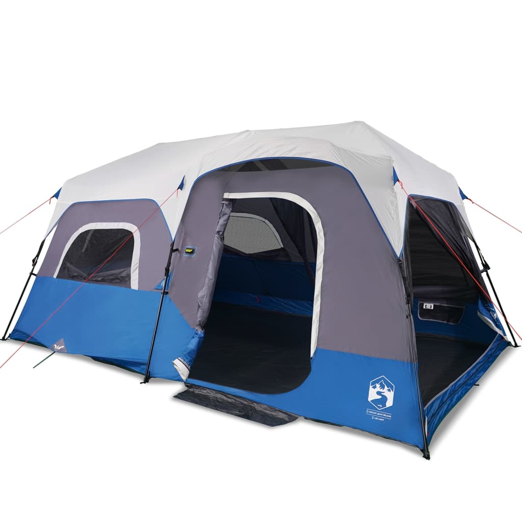 Tent met LED 441x288x217 cm lichtblauw