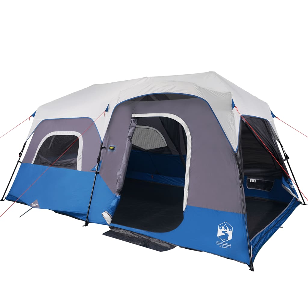 Tent met LED 441x288x217 cm lichtblauw