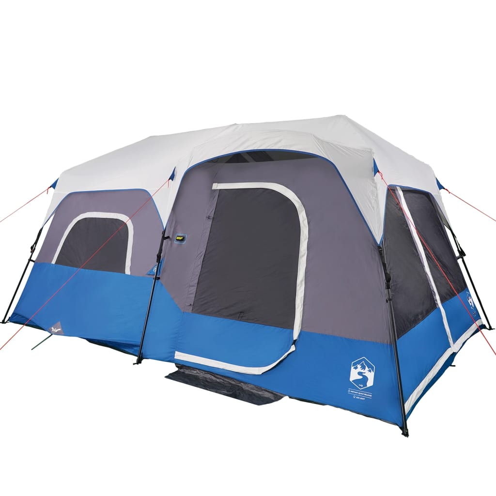 Tent met LED 441x288x217 cm lichtblauw