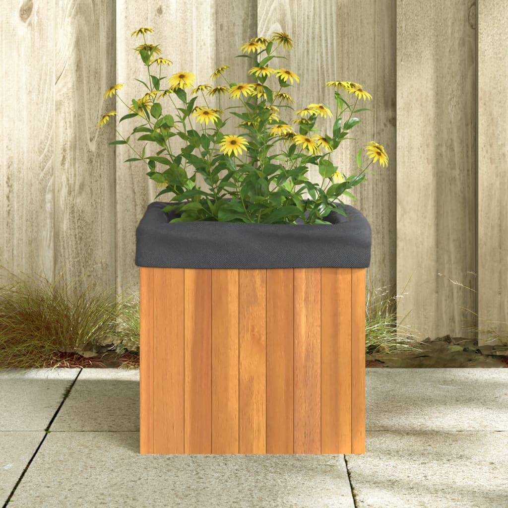 Plantenbak 35X35X35 Cm Massief Acaciahout