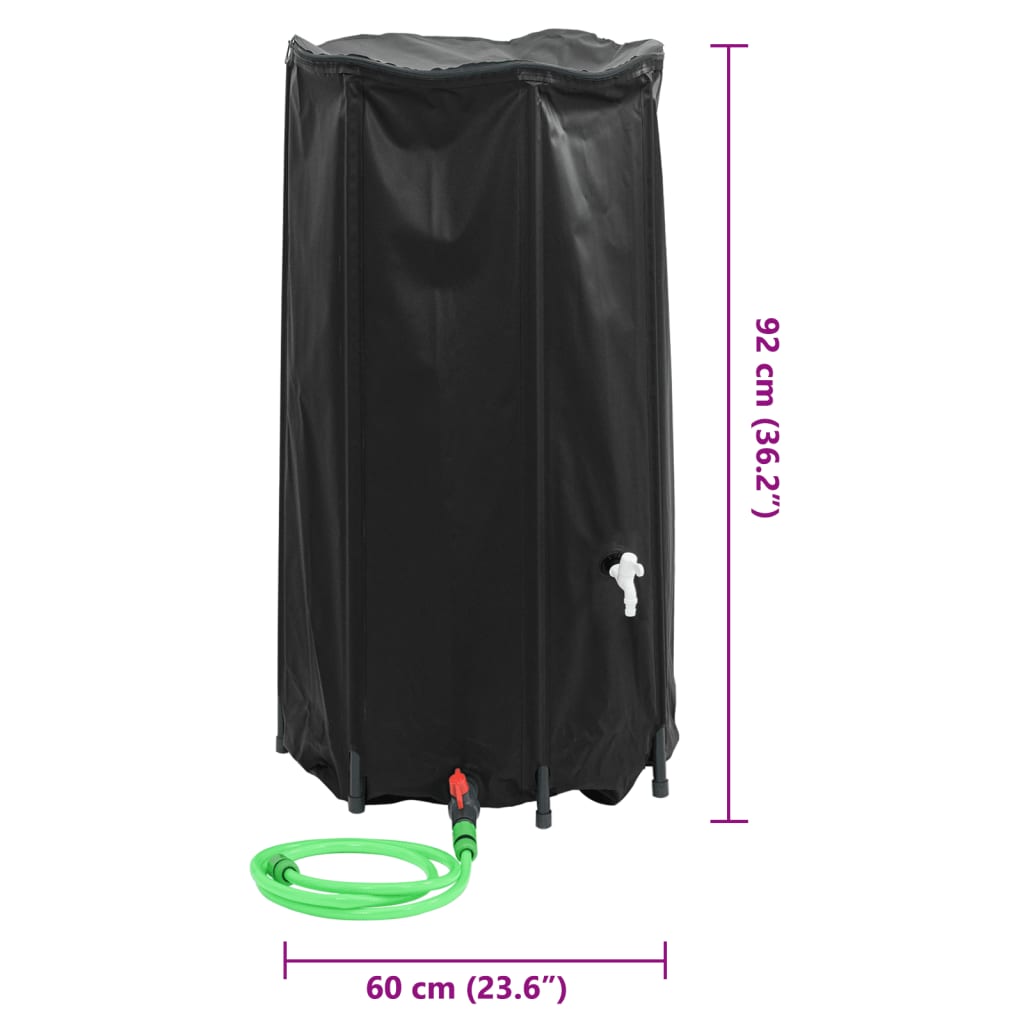 Watertank met kraan opvouwbaar 250 L PVC