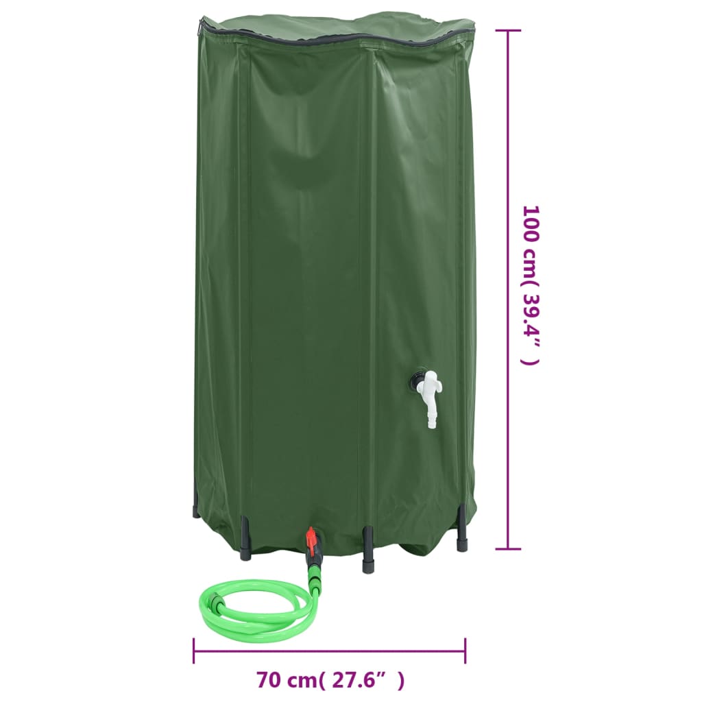 Watertank met kraan opvouwbaar 380 L PVC