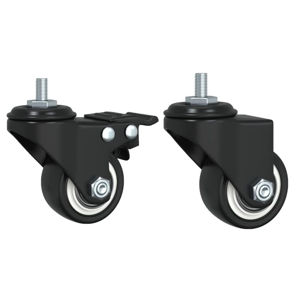 Keukentrolley 50x35x75,5 cm bewerkt hout gerookt eikenkleurig