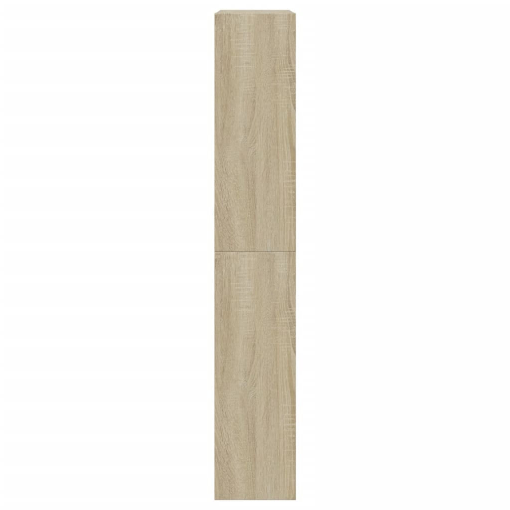 Schoenenkast 60X21X125,5 Cm Bewerkt Hout Sonoma Eikenkleurig Sonoma Eiken 60 x 21 x 125.5 cm