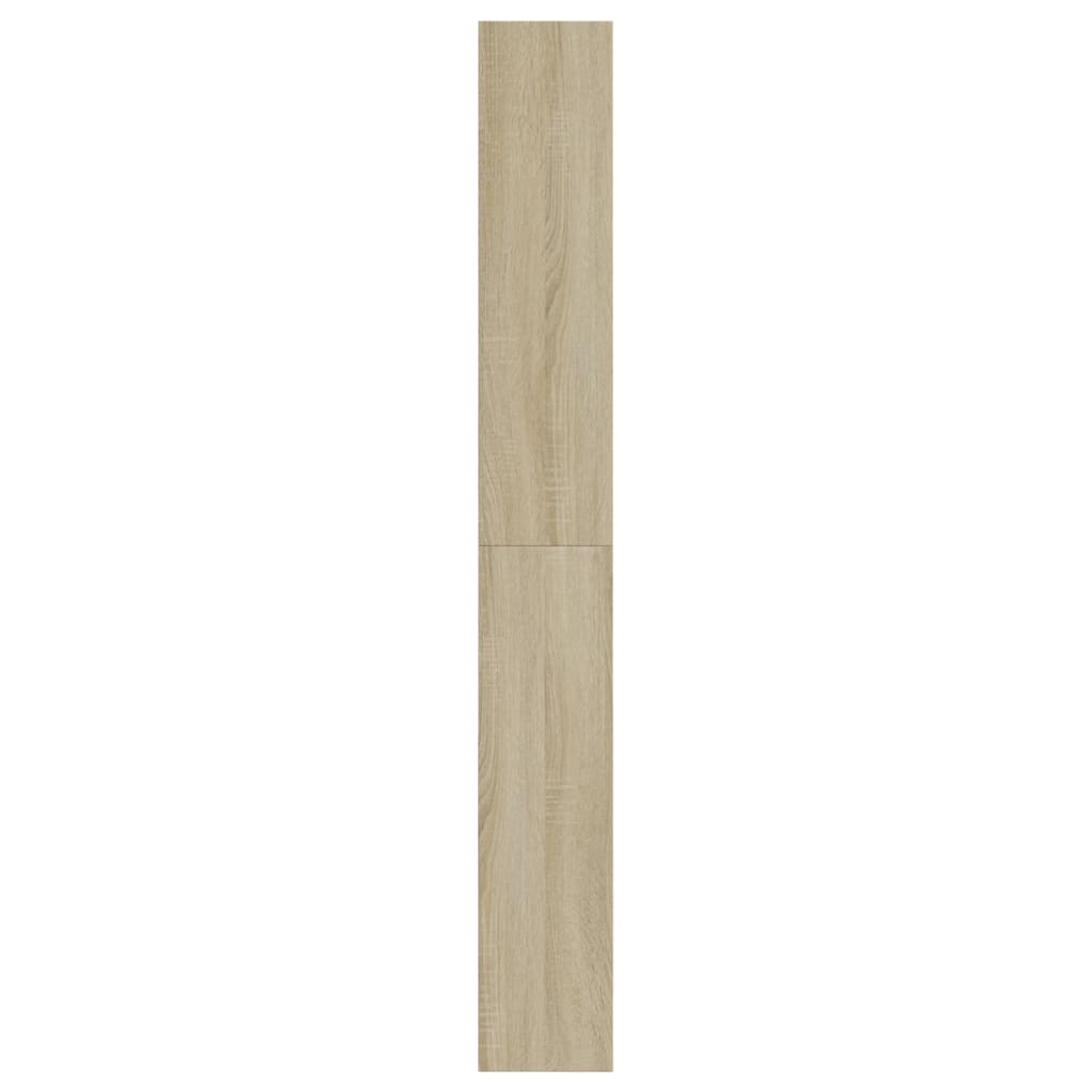 Schoenenkast 60X21X163,5 Cm Bewerkt Hout Sonoma Eikenkleurig Sonoma Eiken 60 x 21 x 163.5 cm