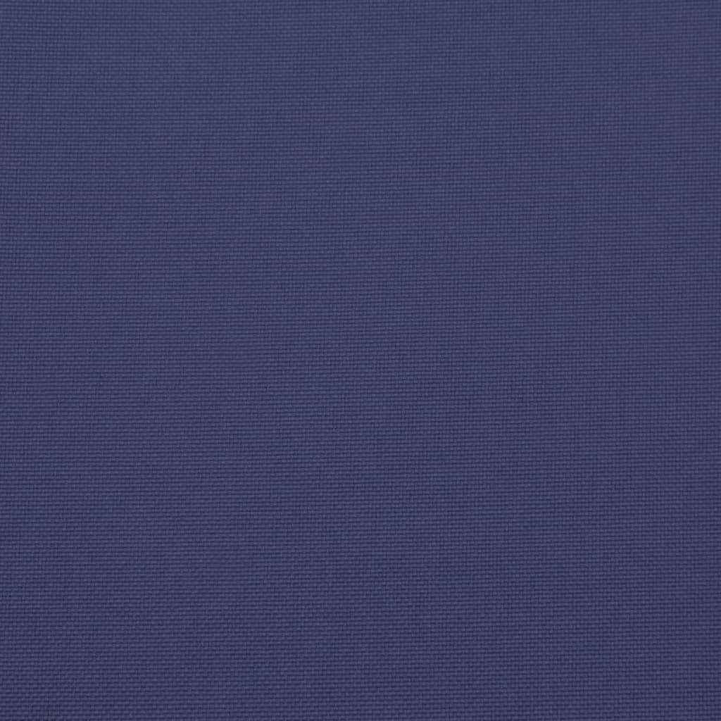 Stoelkussens 2 St Hoge Rug Oxford Stof Marineblauw