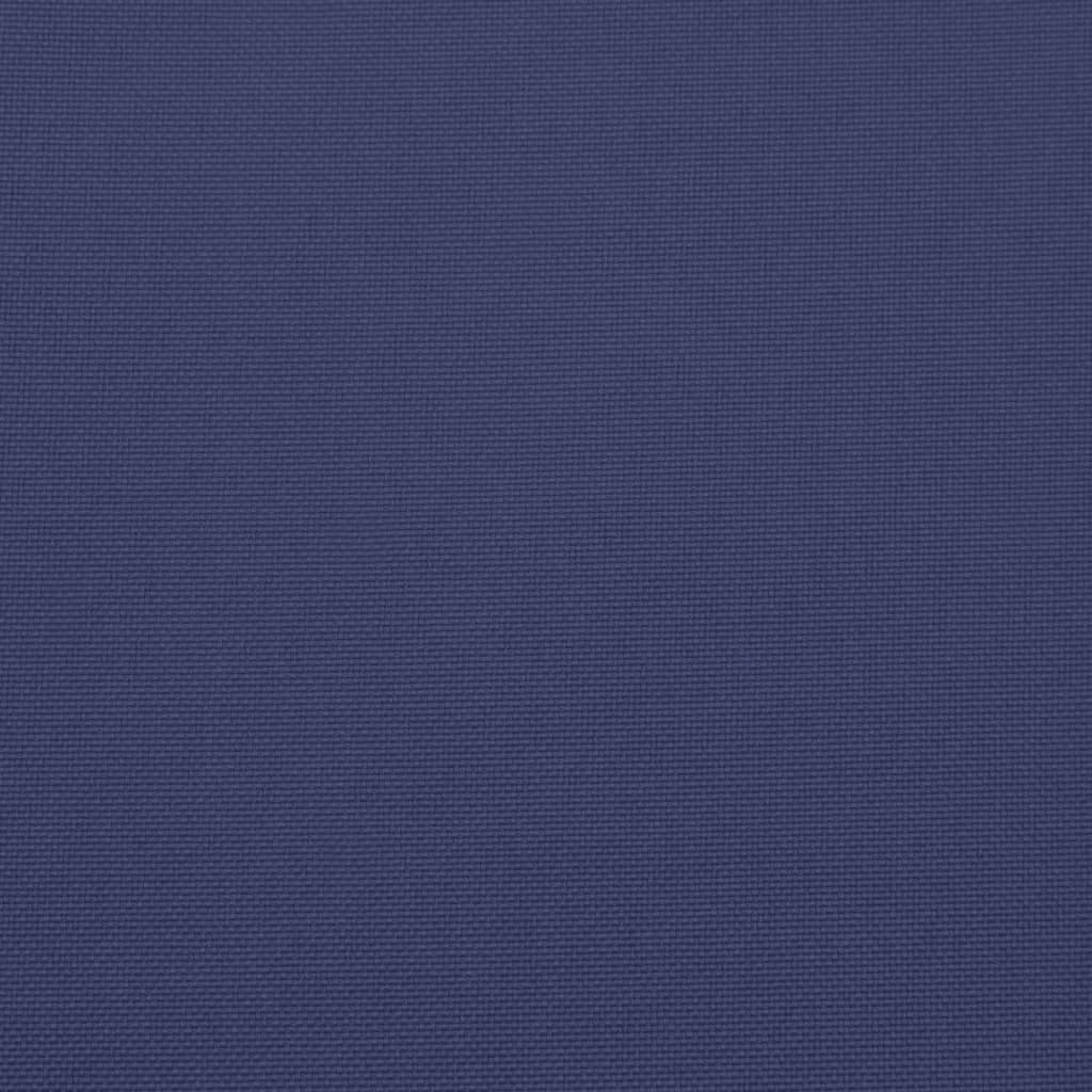 Stoelkussens 4 St Hoge Rug Oxford Stof Marineblauw