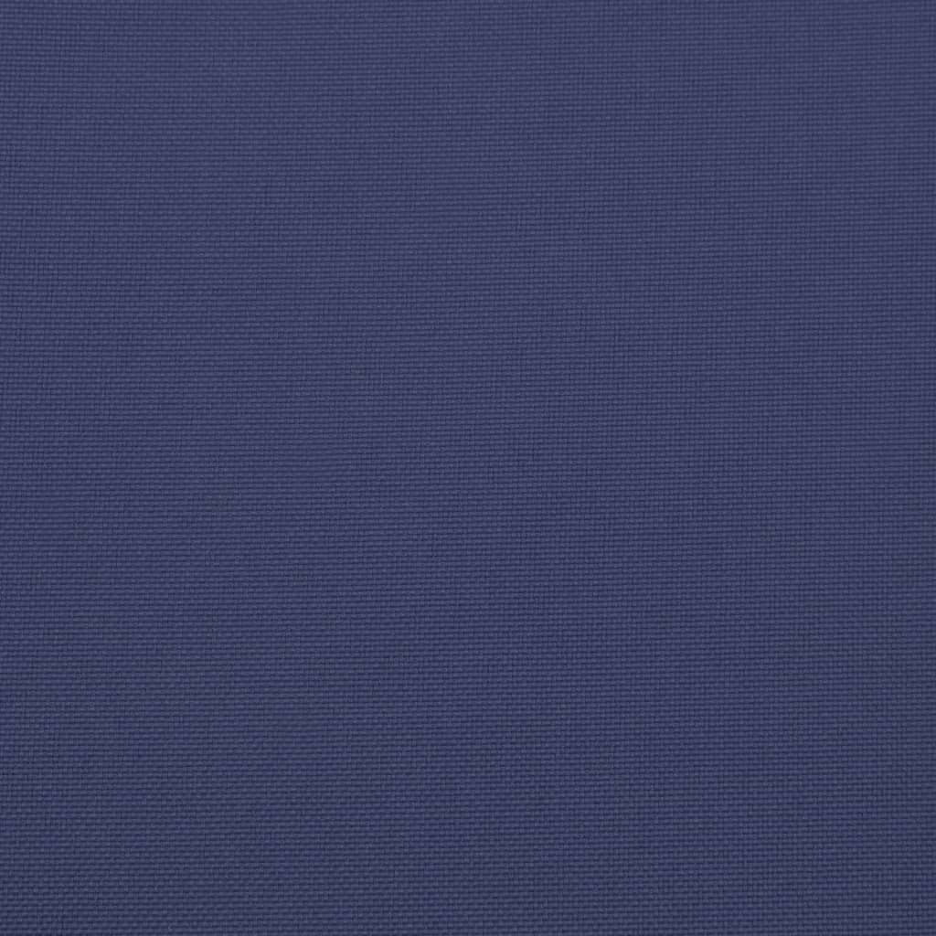 Stoelkussens 4 St Lage Rug Oxford Stof Marineblauw