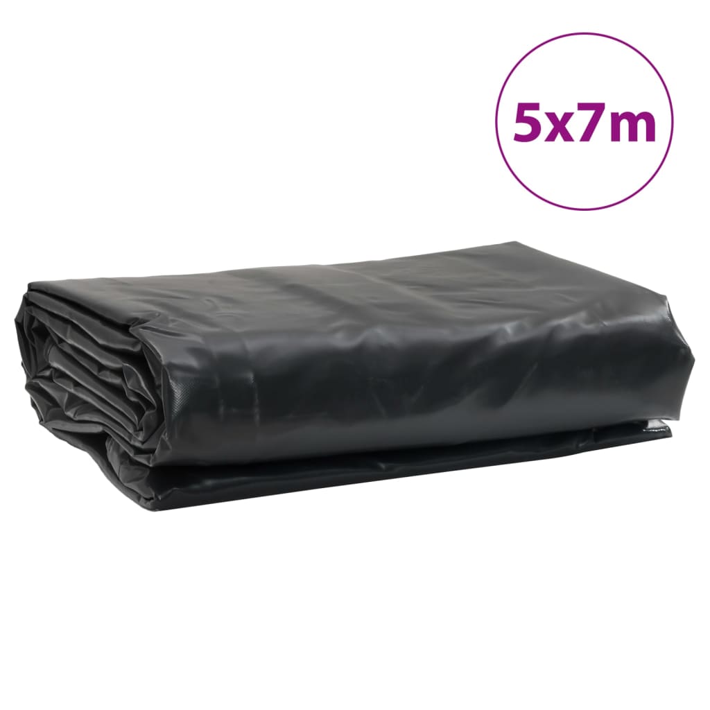 Dekzeil 600 G/M² 5X7 M Antracietkleurig Beige En Antraciet