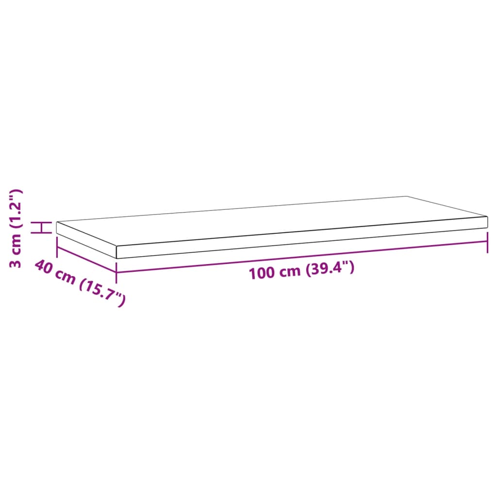 Wandschappen 2 st 100x40x3 cm roestvrijstaal zwart