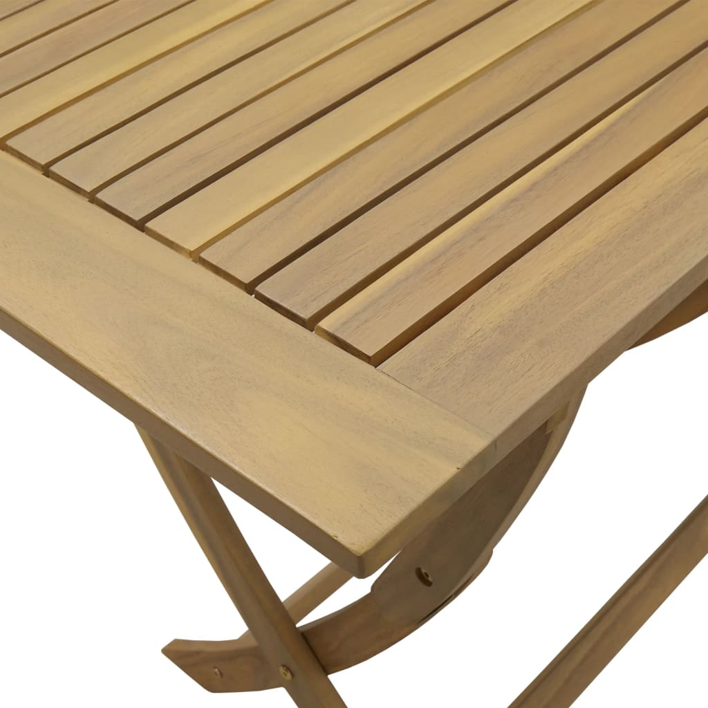 Tuintafel inklapbaar 110x55x75 cm massief acaciahout