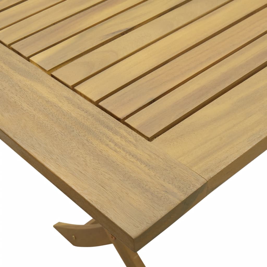 Tuintafel inklapbaar 120x70x75 cm massief acaciahout