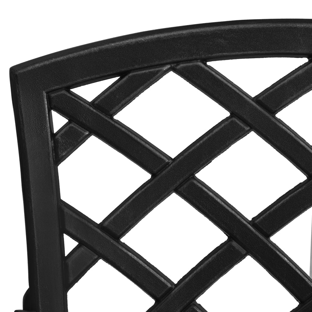 Tuinstoelen Gietaluminium Zwart