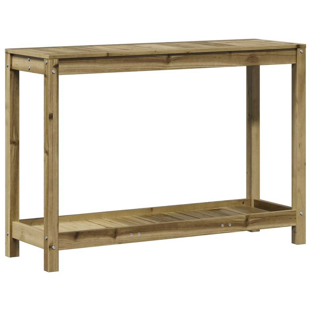 Oppottafel Met Schap 108X35X75 Cm Geïmpregneerd Grenenhout