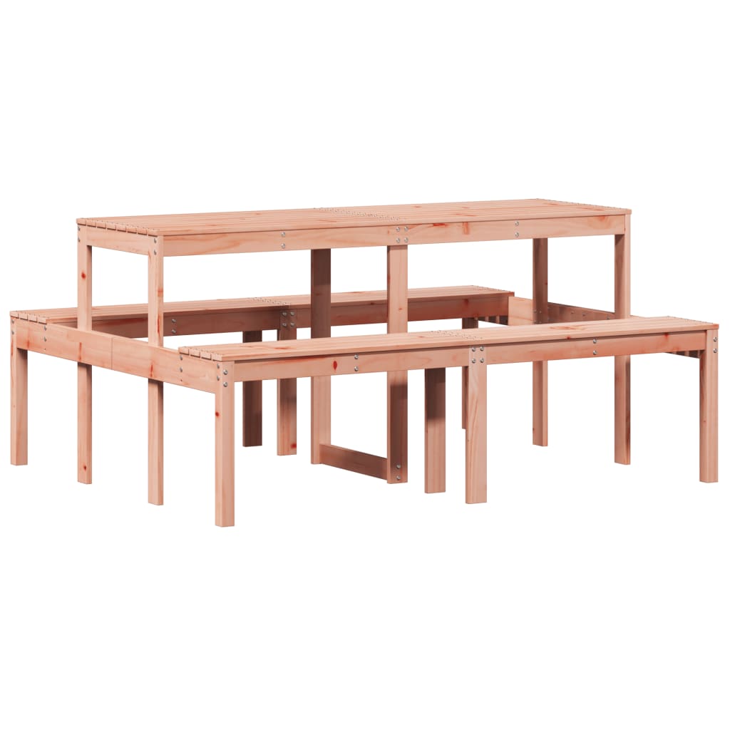 Picknicktafel 160x134x75 cm massief douglashout