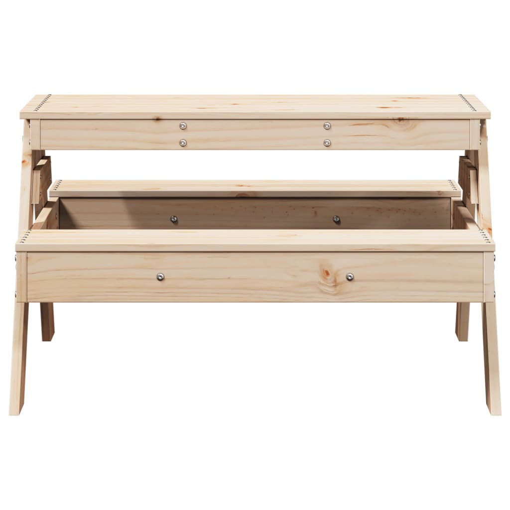 Picknicktafel voor kinderen 88x97x52 cm massief grenenhout