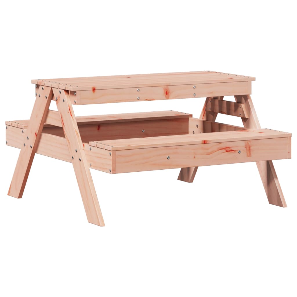 Picknicktafel voor kinderen 88x97x52 cm massief douglashout