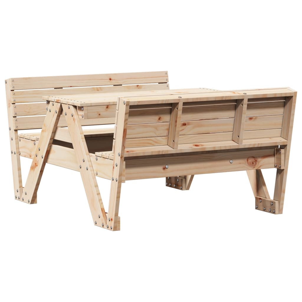 Picknicktafel voor kinderen 88x122x58 cm massief grenenhout