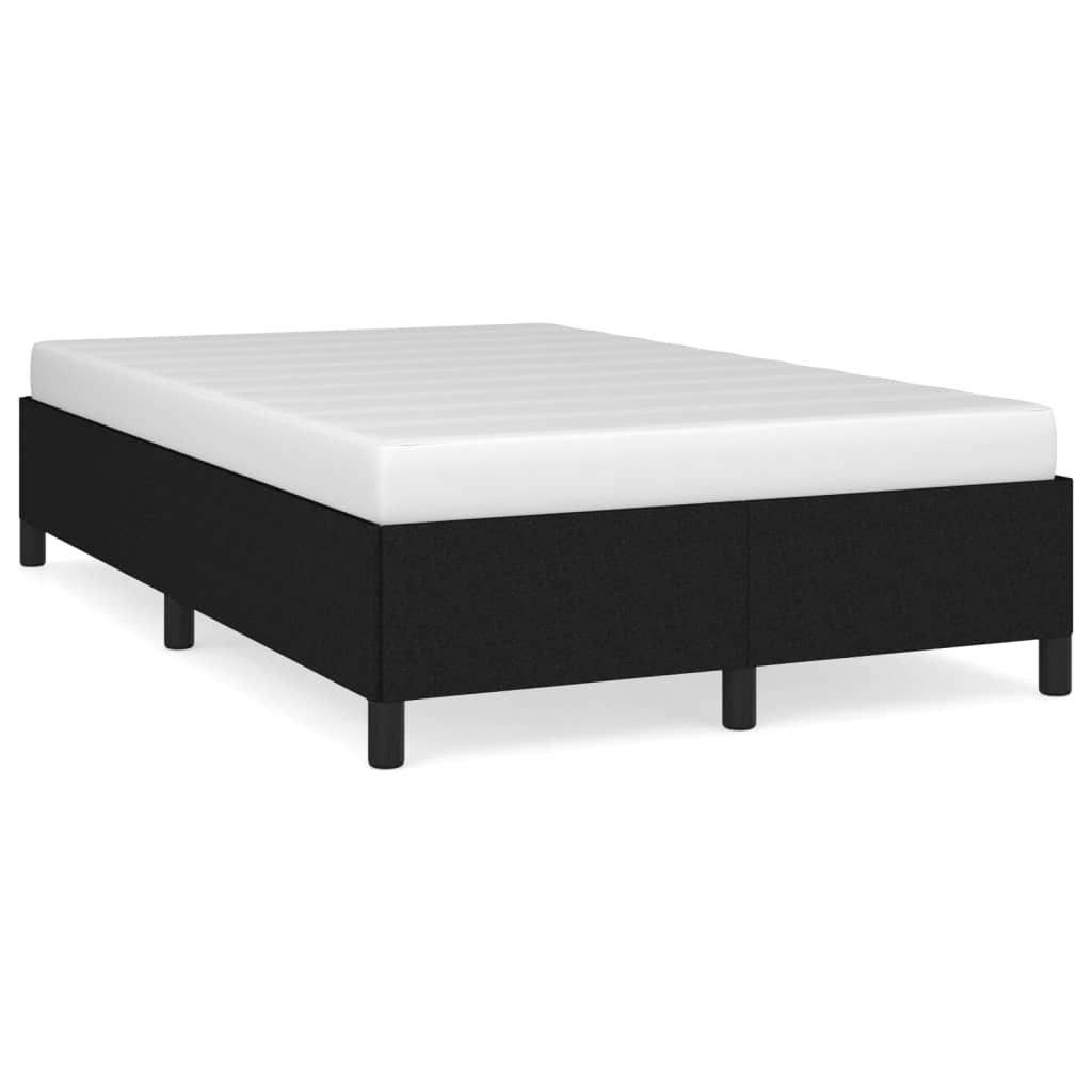 Bedframe Stof Zwart 120 x 190 cm 33.5 cm