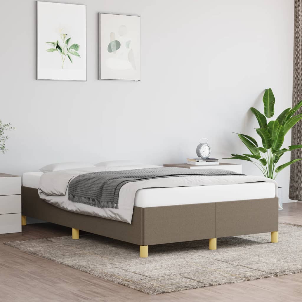 Bedframe Stof Taupe 120 x 190 cm 33.5 cm