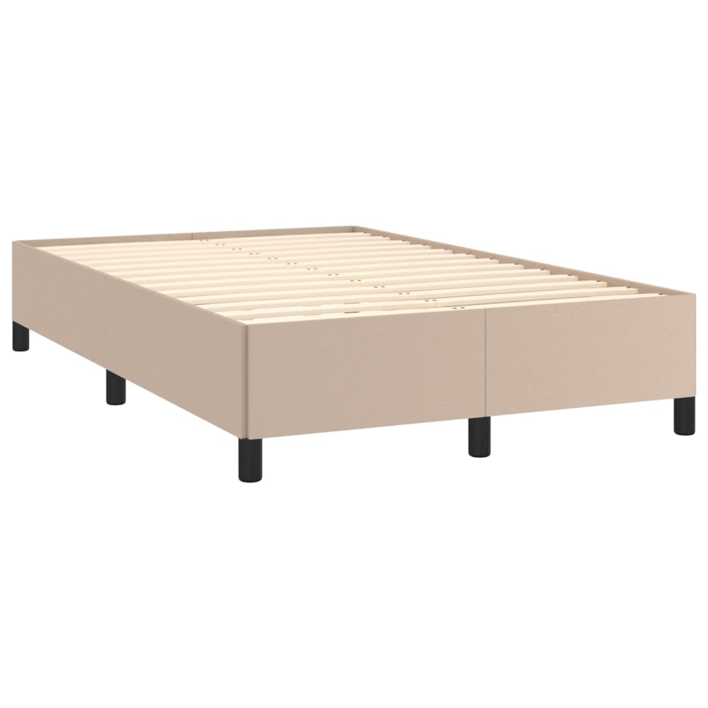 Bedframe Kunstleer Kleurig Cappuccino 120 x 190 cm 33.5 cm