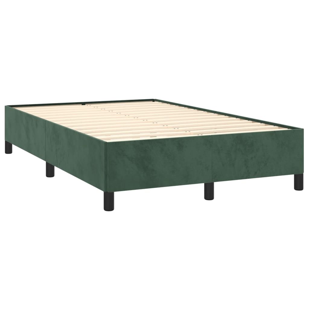 Bedframe Fluweel Donkergroen 120 x 190 cm 33.5 cm