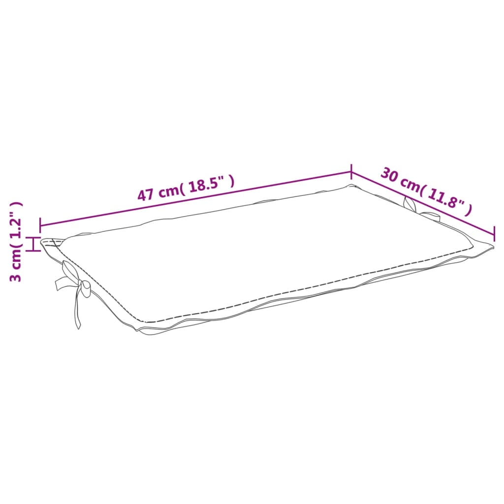 Ligbedkussen 186x58x3 cm stof gemêleerd antracietkleurig